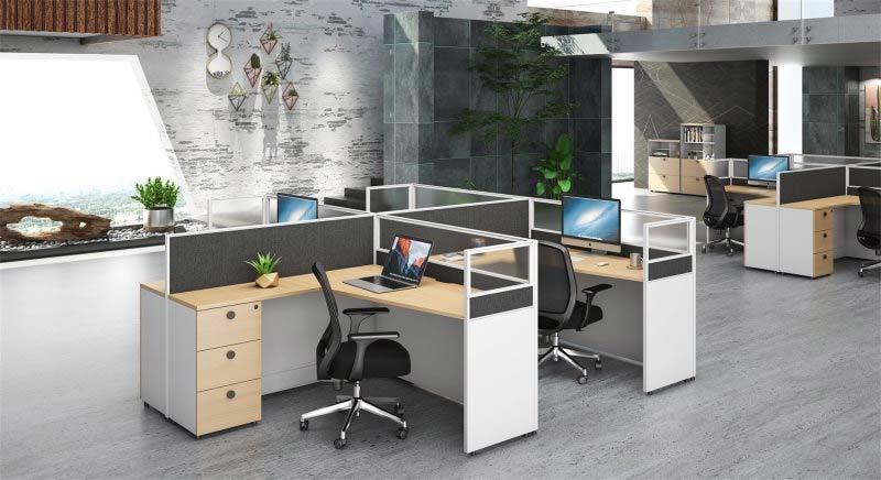 员工工位桌屏风位办公桌